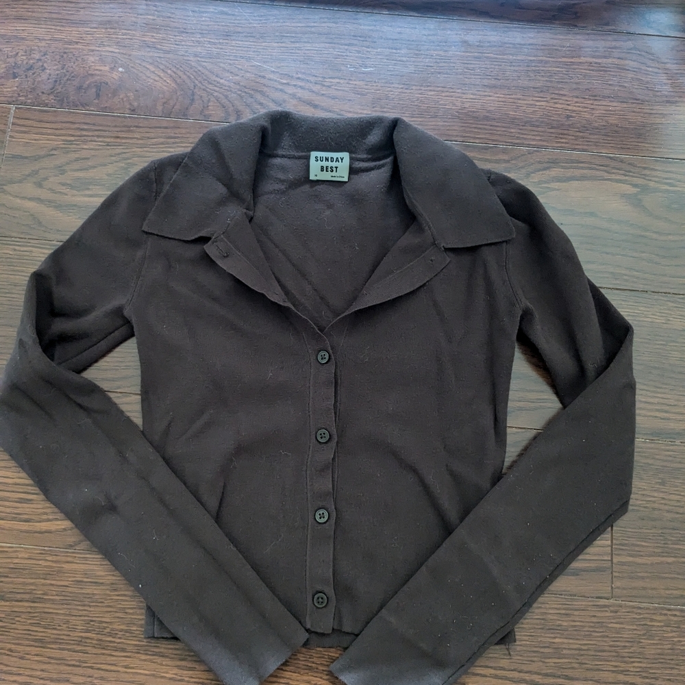 Sunday best cropped shirt